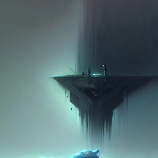 Image similar to detailed concept art of an ominous floating object in an empty room in a muted color palette, trending on artstation, award - winning video game concept art by jim burns and greg rutkowski, beksinski, a sci - fi concept art masterpiece, james gilleard, bruegel, alphonse mucha, and yoshitaka amano.