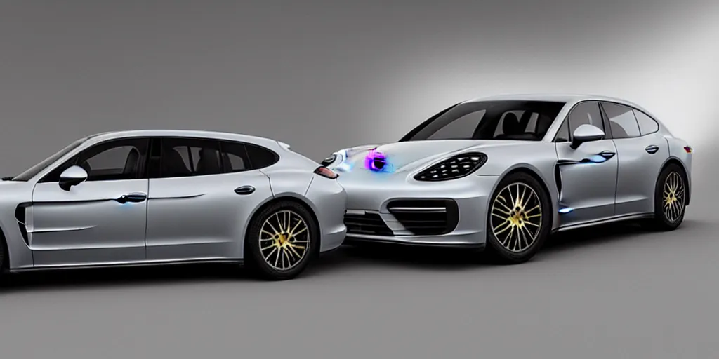 Image similar to “2021 Porsche Panamera Minivan, ultra realistic, 4K, high detail”