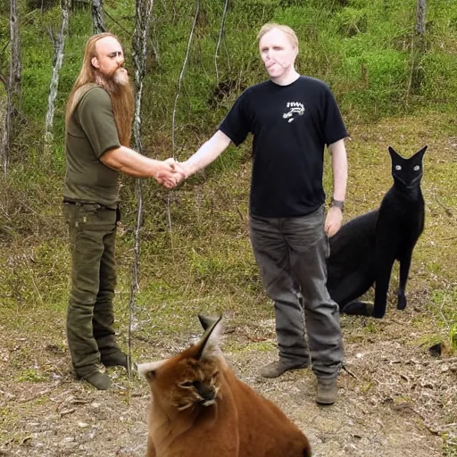 Image similar to caracal meeting varg vikernes