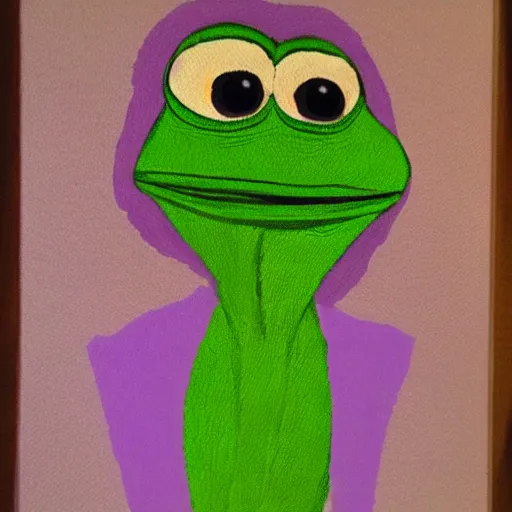 Image similar to portrait of a rare pepe