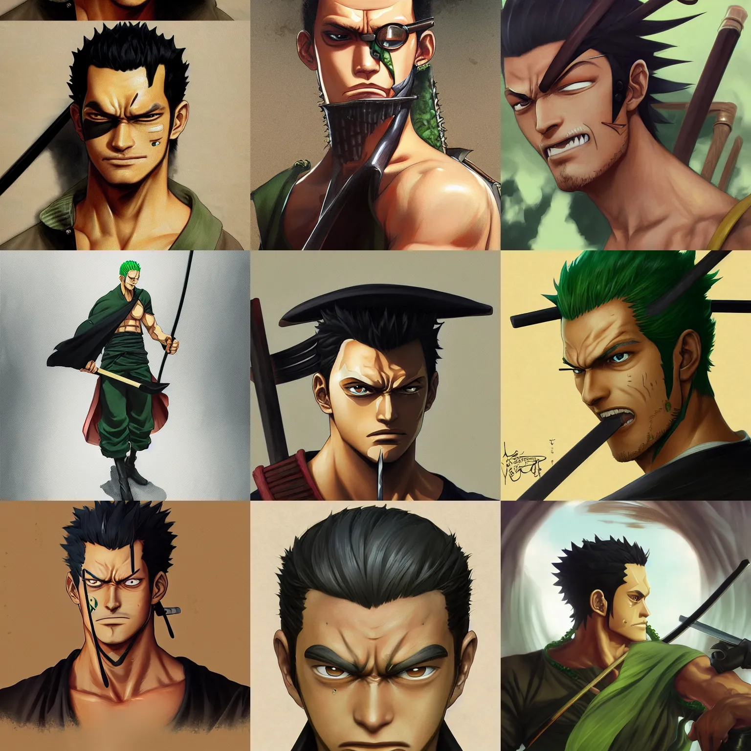 Roronoa Zoro One Piece Vegeta Character, one piece, face, human