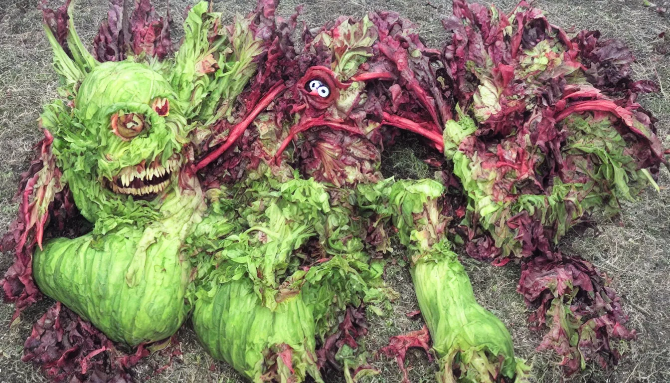 Image similar to evil vegetable monster