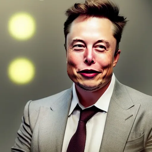 Image similar to photo of elon musk in a muffin costume, highly detailed, extremely high quality, hd, 4 k, 8 k, professional photographer, 4 0 mp, lifelike, top - rated, award winning, cinematic, realistic, detailed lighting, detailed shadows, sharp, no blur, edited, corrected, trending