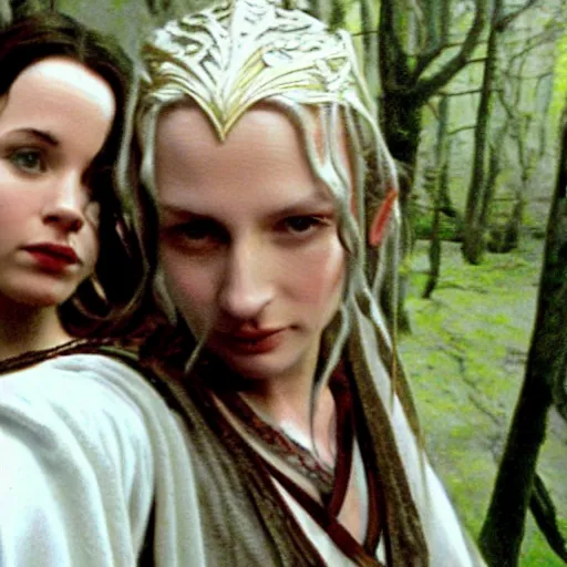 Image similar to selfie of arwen lotr