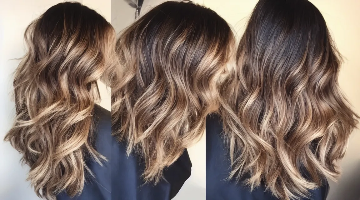 Image similar to gorgeous haircut with balayage