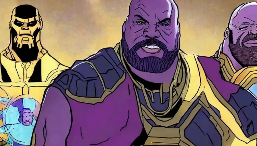 Prompt: uncle Phil as thanos