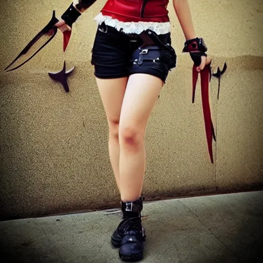 Image similar to cosplay of tifa lockhart, trending on artstartion and instagram