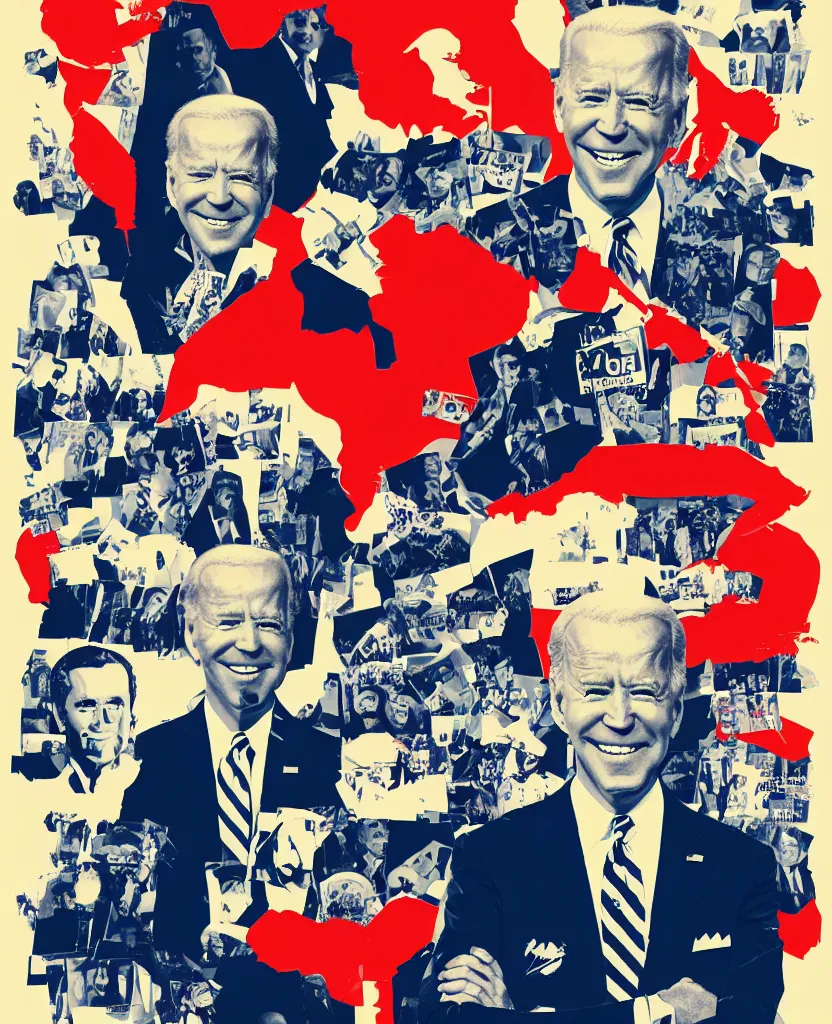 Image similar to a poster of joe biden on puppet strings, by joe mangrum, trending on deviantart, futurism, movie poster, poster art, 3 2 k uhd, american propaganda, futurism, toyism