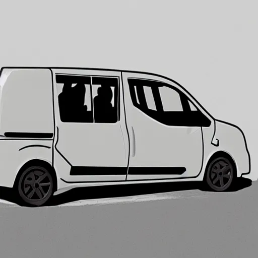 Prompt: Nissan S-Cargo, anime style