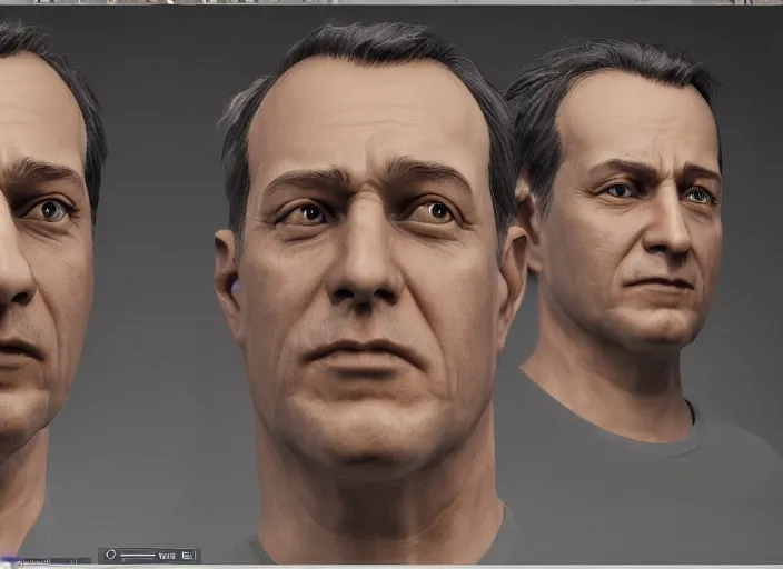 Image similar to duke nuke, unreal engine, highly detailed portrait