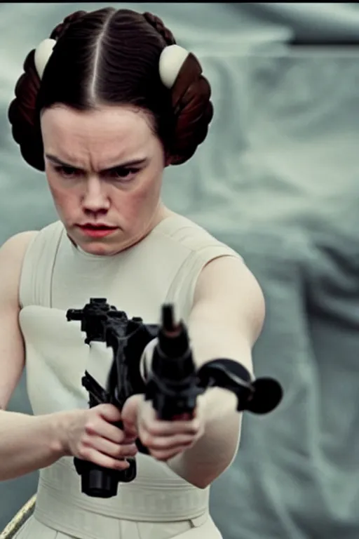 Image similar to daisy ridley as princess leia