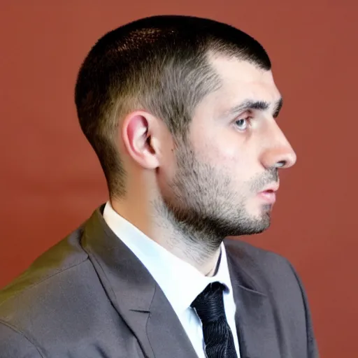 Prompt: Kiril Despodov in a suit