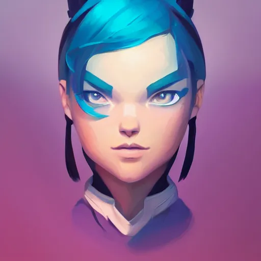 Image similar to face icon stylized minimalist megan man x, loftis, cory behance hd by jesper ejsing, by rhads, makoto shinkai and lois van baarle, ilya kuvshinov, rossdraws global illumination