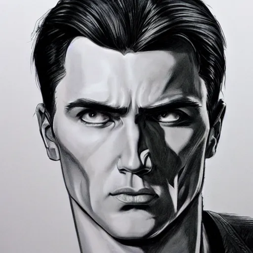 Prompt: Human face, Male, Style of Alex Ross, Highly detailed