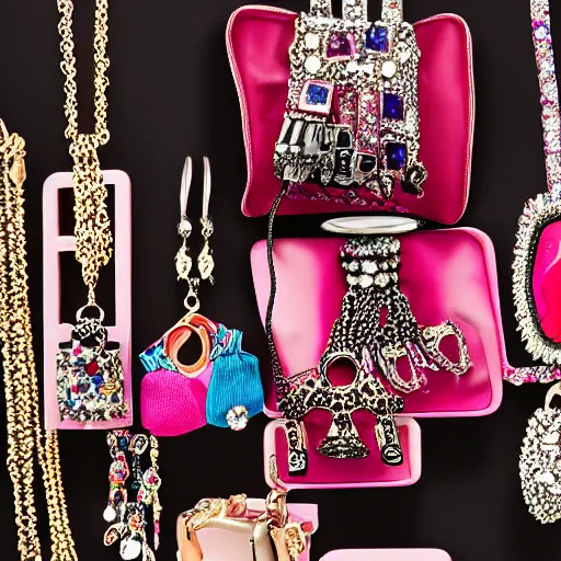 Image similar to Studio photo of Betsey Johnson's newest jewelry collection