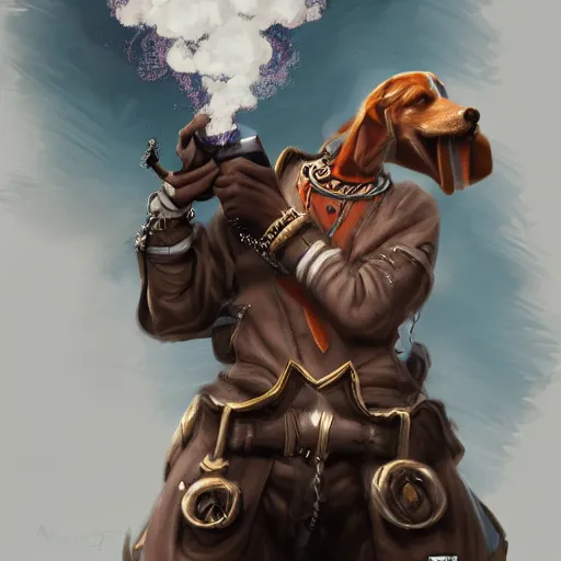 Prompt: beautiful snoop dog smoking a blunt, world of warcraft, artstation concept art