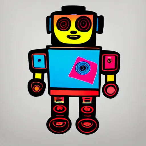 Image similar to Warhol Robot