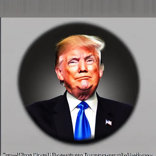 Image similar to donald trump and joe biden hybrid, headshot photo