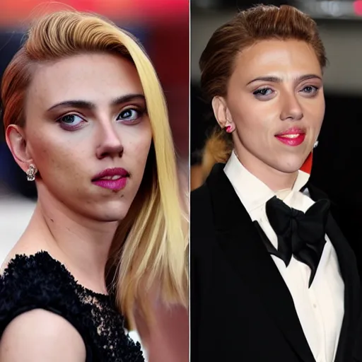 Prompt: an actress that is a cross between magan fox and scarlett johansson