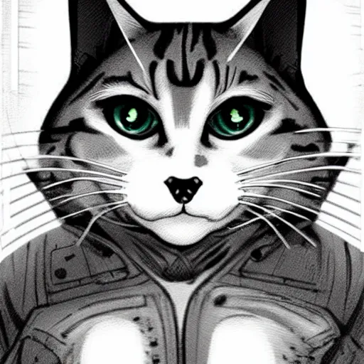 Prompt: anthropomorphic cat radiologist, anime style, beautiful, artistic