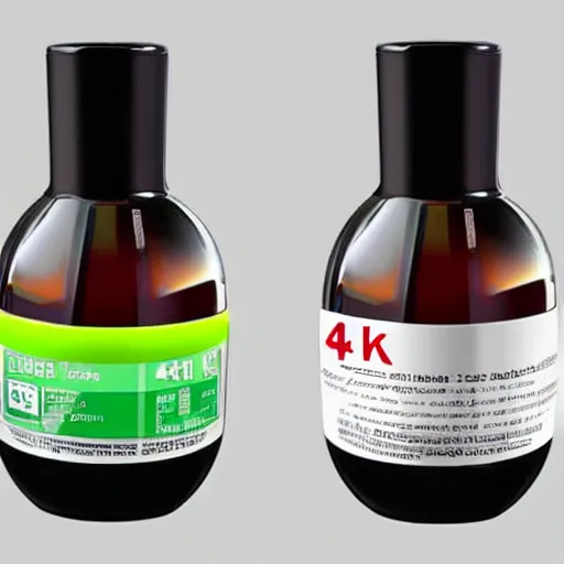 Prompt: 4 k uhd in a bottle