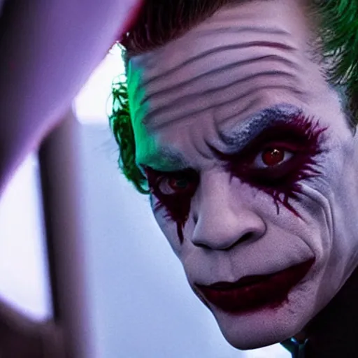 Image similar to Rami Malek as the Joker