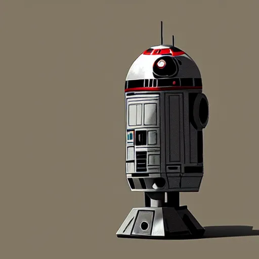 Image similar to Star wars droid concept art