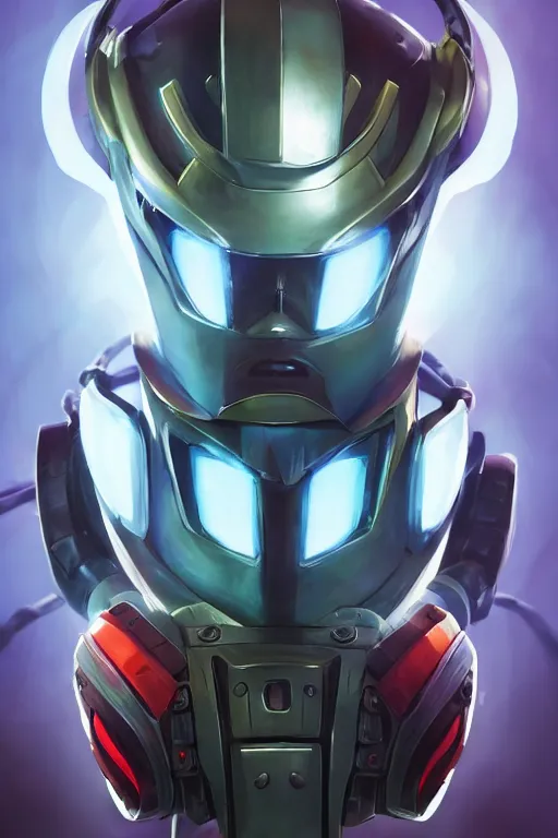 Image similar to epic mask helmet robot ninja portrait stylized as fornite style game design fanart by concept artist gervasio canda, behance hd by jesper ejsing, by rhads, makoto shinkai and lois van baarle, ilya kuvshinov, rossdraws global illumination radiating a glowing aura global illumination ray tracing hdr render in unreal engine 5