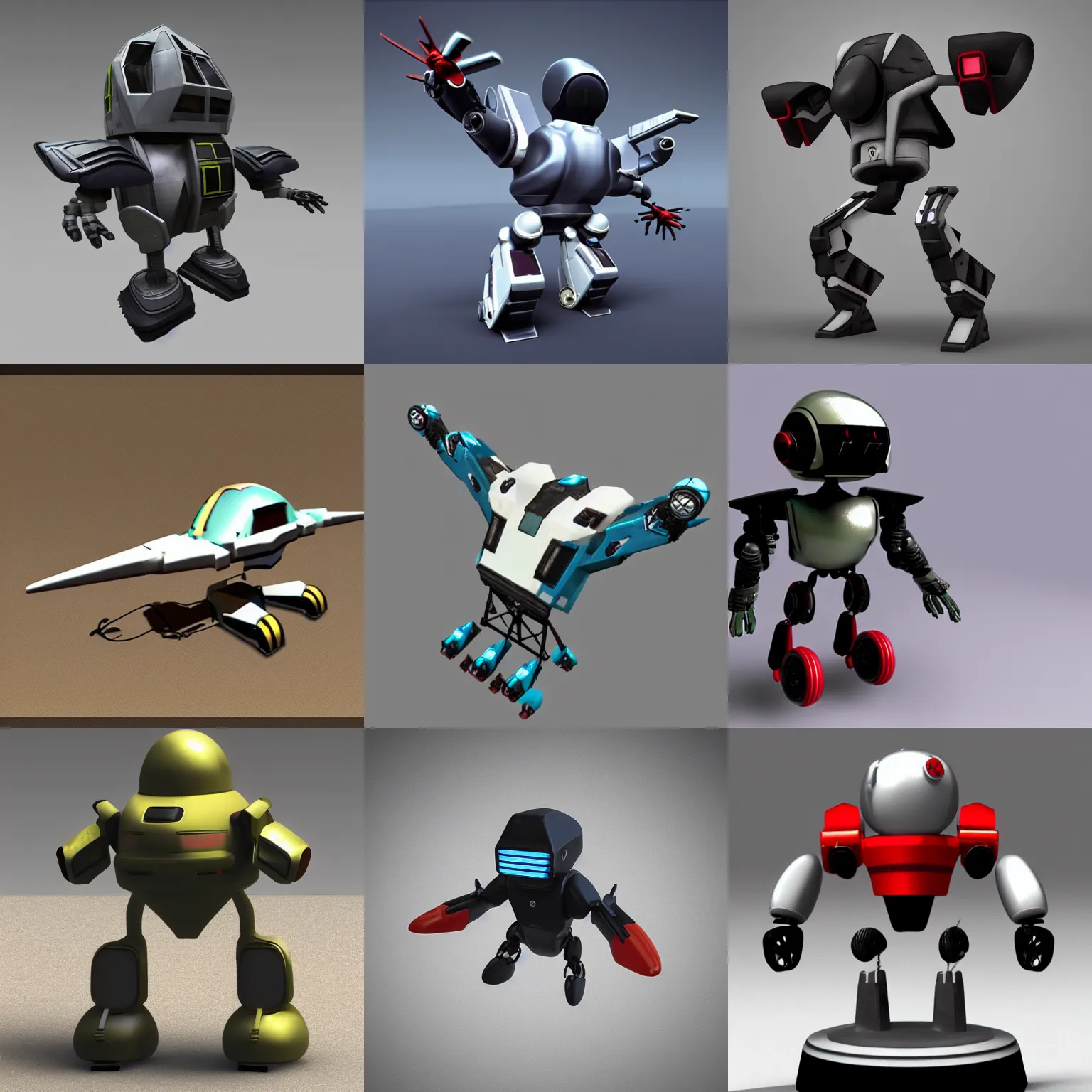 Prompt: mini flying combat robot, 1 9 8 0 s retro - futuristic, with no legs and no arms, realistic render, unreal engine
