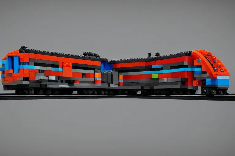 tgv from paris, brand new lego set ( 2 0 2 1 ), retail, Stable Diffusion