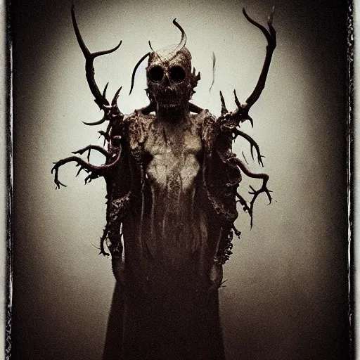 Prompt: elder demons from the abyss in a misty fog, by emil melmoth, cinematic