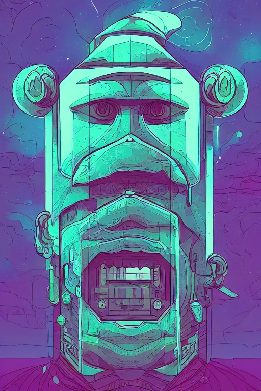 Image similar to portrait of jewel orbfolk cyclops 📐 in the style of Rob Lefield and Dan Mumford , trending on artstation, digital art,surrealism ,macro,blueprint ,vaporwave ,