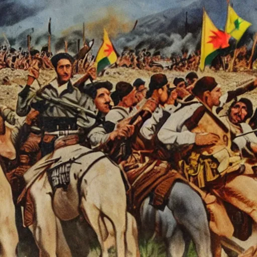 Image similar to kurdish and turkish war in 1 9 4 0