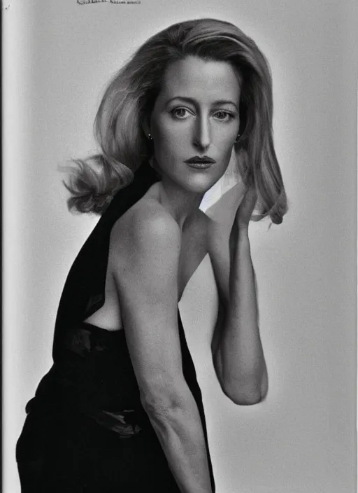 Image similar to a portrait of gillian anderson by mario testino, head shot, award winning, cover of vogue 1 9 1 0, 1 9 1 0, 1 9 1 0 s style, 1 9 1 0 s hairstyle, sony a 7 r