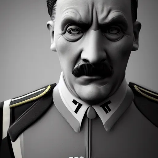 Prompt: adolf hitler as yoohoo toy, realistic, octane render, trending on artstation, grteg rutkowski