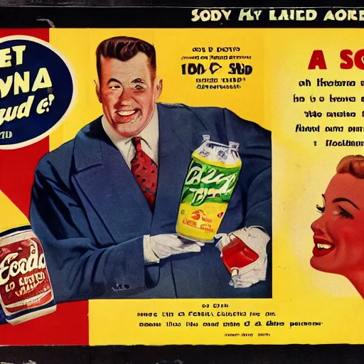 Image similar to a 1 9 5 0 soda ad, in the style of stephen gibb, 4 k,