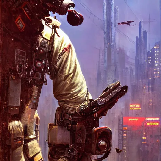 Image similar to rat in cyberpunk protective suit, Bruce Pennington, beautiful lighting, sharp, details, hyper-detailed, HD, HDR, 4K, 8K