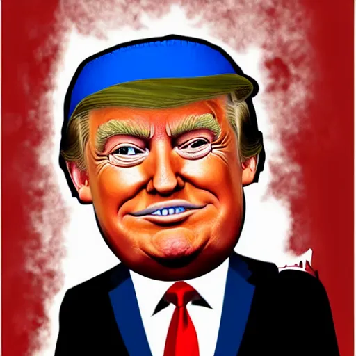 Image similar to donald trump caricature