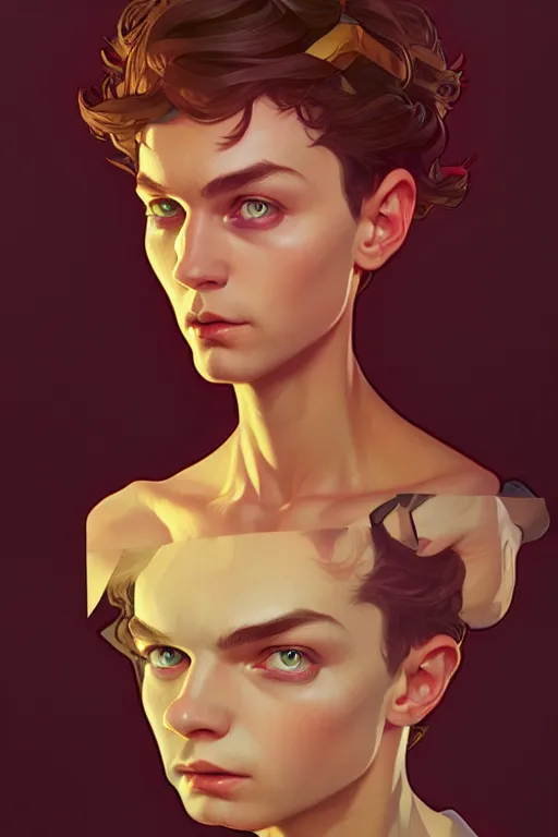 Image similar to a portrait of morty smith, fantasy, sharp focus, intricate, elegant, digital painting, artstation, matte, highly detailed, concept art, illustration, ambient lighting, art by ilya kuvshinov, artgerm, alphonse mucha, and greg rutkowski