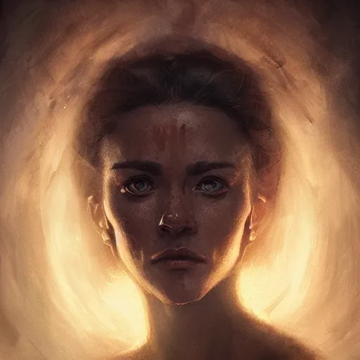 Prompt: majestic gracious regal evil face portrait, ancient greece, atmospheric lighting, painted, intricate, volumetric lighting, beautiful, rich deep colours masterpiece, golden hour, sharp focus, ultra detailed, by leesha hannigan, ross tran, thierry doizon, kai carpenter, ignacio fernandez rios