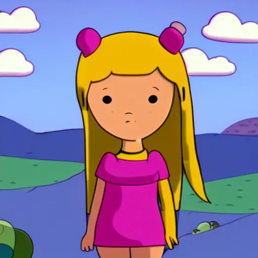 Image similar to Ariana Grande in adventure time, cute, high res