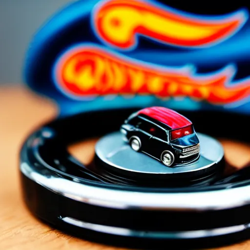 Image similar to a detailted photo of a hot wheels