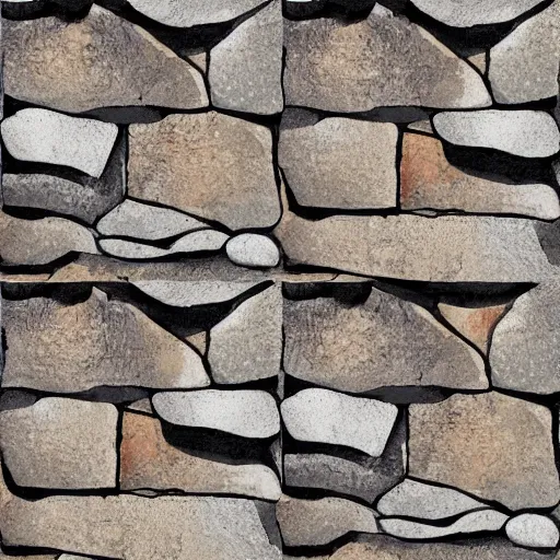 Image similar to stone floor texture, cartoon style, hand painted