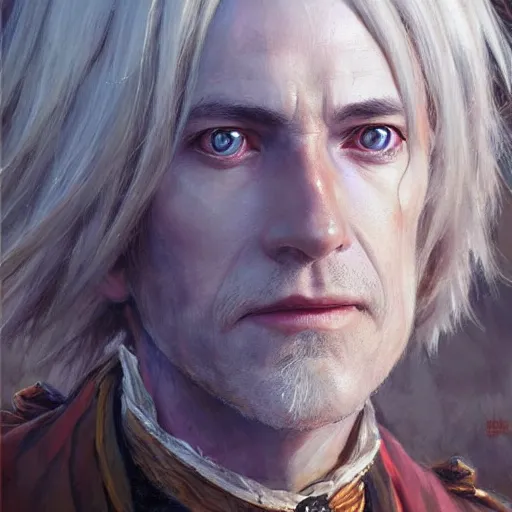 Image similar to howl from howl's moving castle as a fantasy d & d character, closeup portrait art by donato giancola and greg rutkowski, face, digital art, trending on artstation, symmetry!!