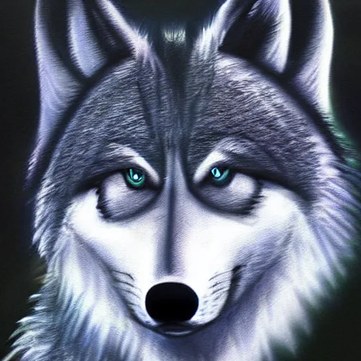 Image similar to a anthro wolf, furry artwork