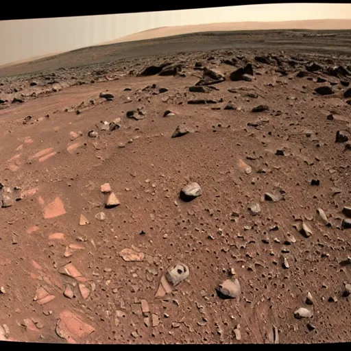 Image similar to show me an alien already mars rover footage