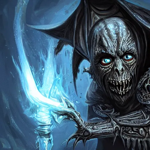 Image similar to Lich King with face of gollum