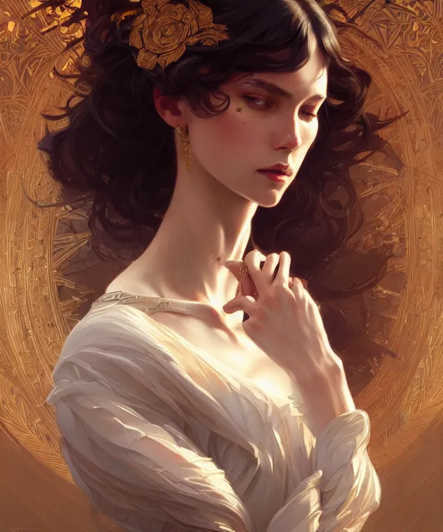 Prompt: Lucien Foort, DJ, fantasy, intricate, elegant, highly detailed, digital painting, artstation, concept art, smooth, sharp focus, illustration, art by artgerm and greg rutkowski and alphonse mucha