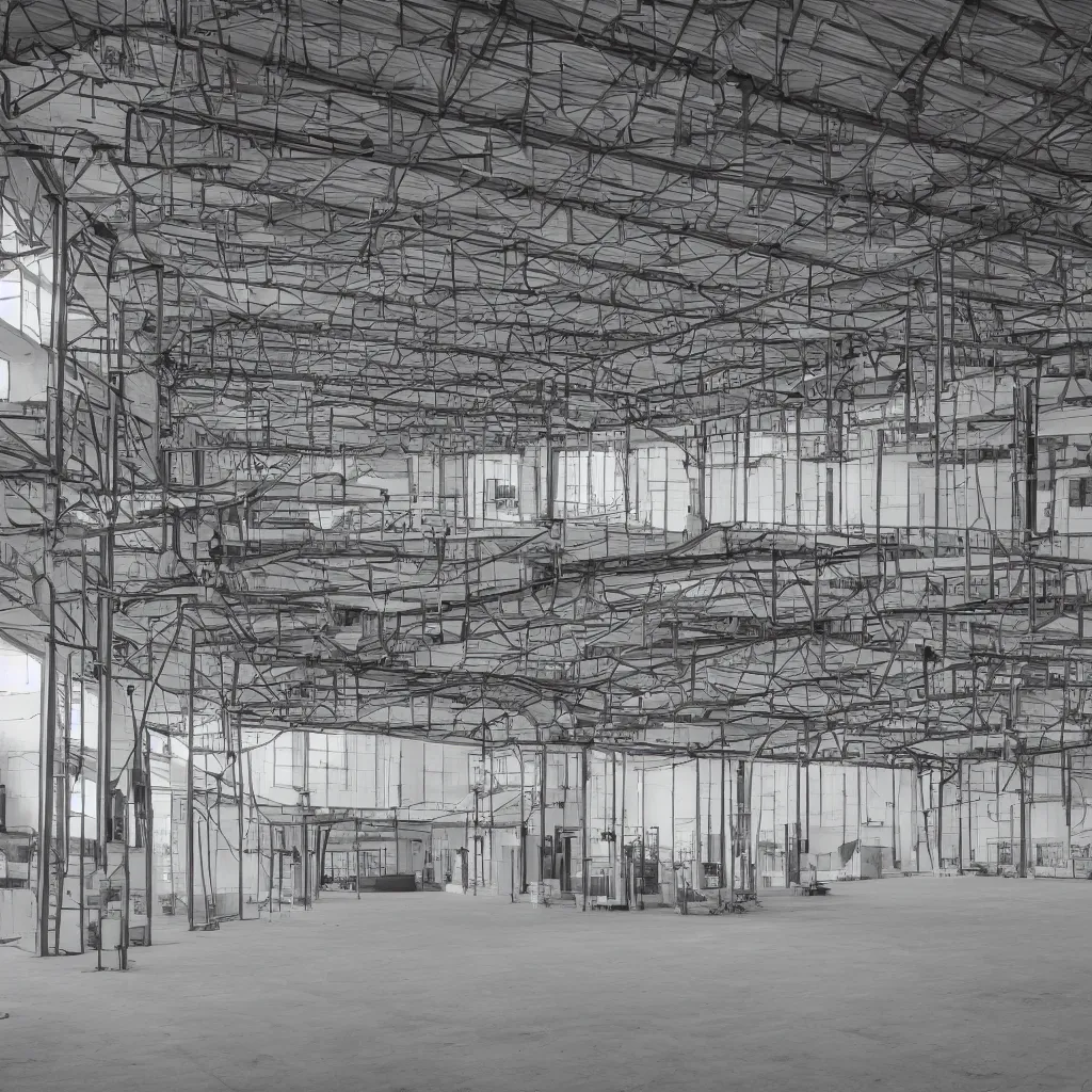 Image similar to industrial hall