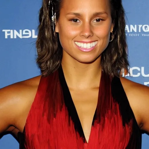 Prompt: alicia keys drunk